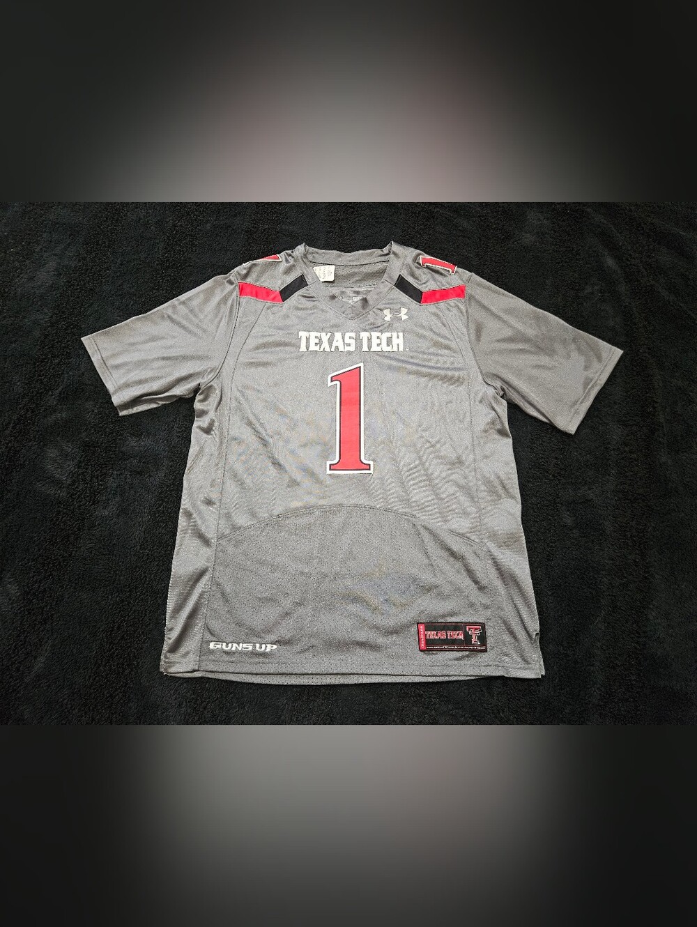 Mens Large Under Armour Texas Tech Red Raiders #1 Jersey